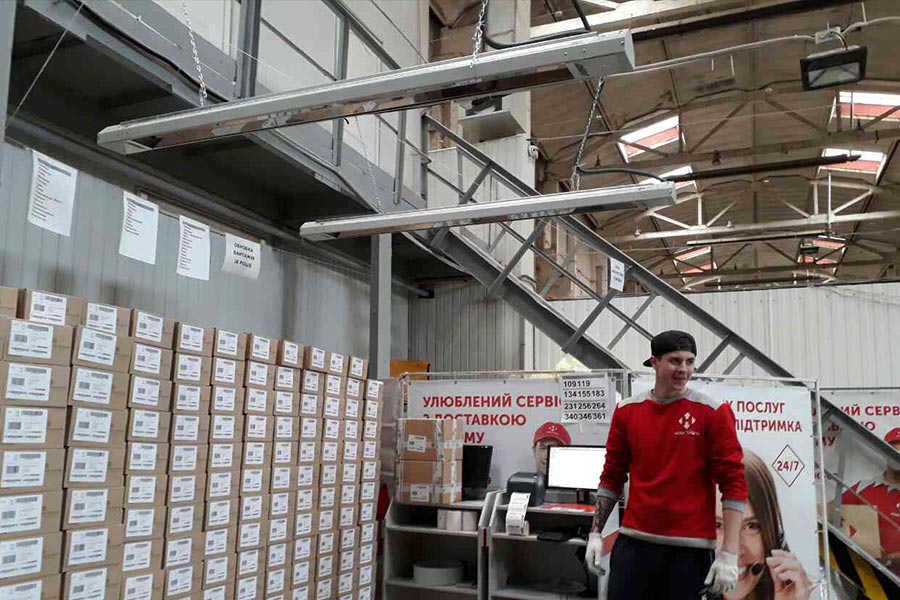 Опалення частини ангару НП1, м.Київ